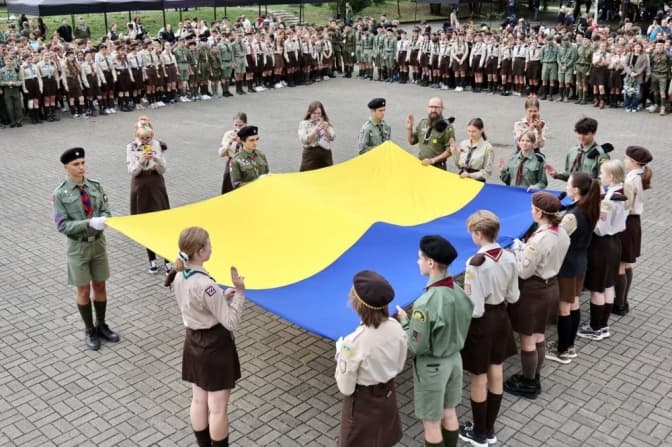 У Львові урочисто відкрили новий пластовий рік. Фото