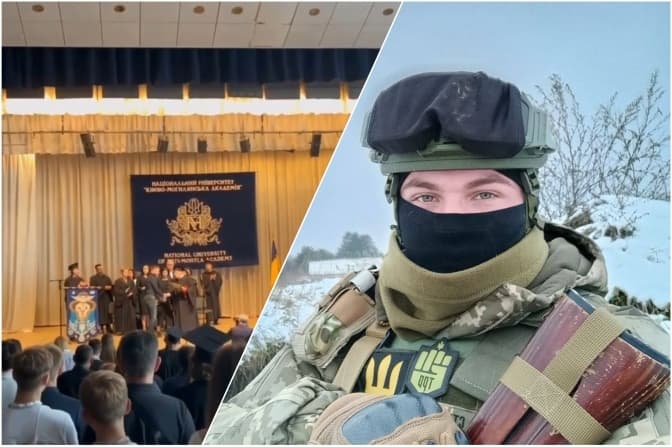 У Києво-Могилянській академії вручили диплом загиблому на війні студенту