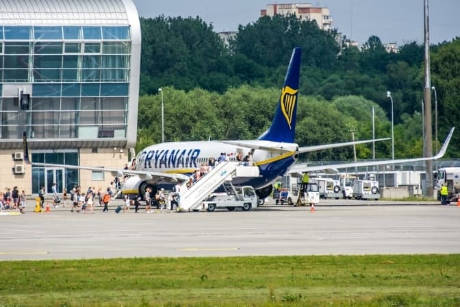 Ryanaіr почав літати зі Львова до Вроцлава