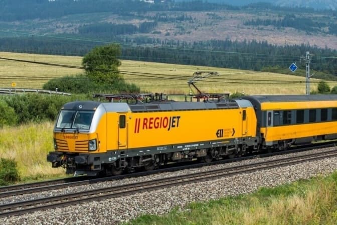 фото: Поїзд RegioJet. 300gospodarka.pl