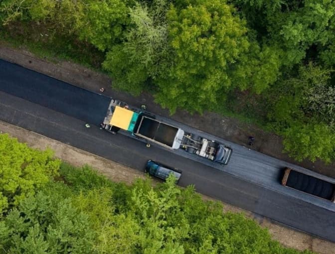 На Львівщині відремонтували об'їзну дорогу Моршина. Фото