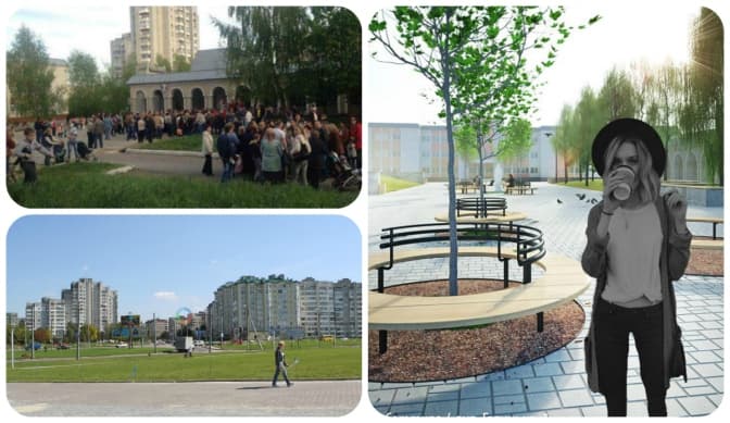 У Львові презентують проект оновлення скверу на Сихові
