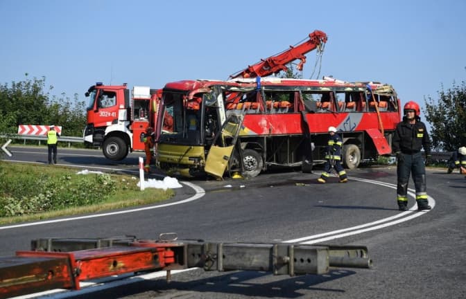 У крові українського водія автобуса, який потрапив у ДТП в Польщі, знайшли психотропні речовини