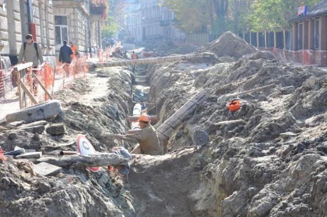 У Львові за два тижні планують відкрити частину вул. Б. Хмельницького. Фото