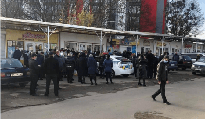 На «Галицькому перехресті» – конфлікт між поліцією та підприємцями щодо карантинних обмежень