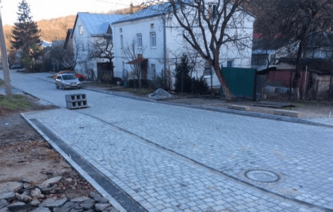 У Львові завершують ремонт вулиці Голубця. Фото