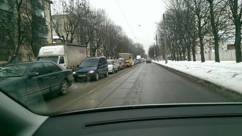 Ситуація на дорогах Львова: ускладнено рух на вул. Шевченка – Винниця