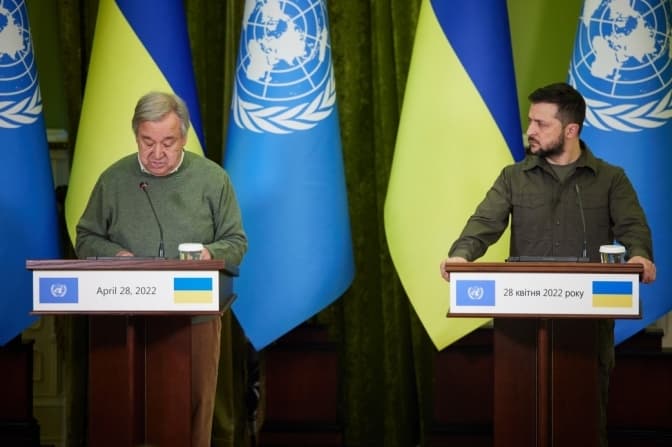 «Світ бачить вас», – Генеральний секретар ООН Антоніу Гутерріш про підтримку України