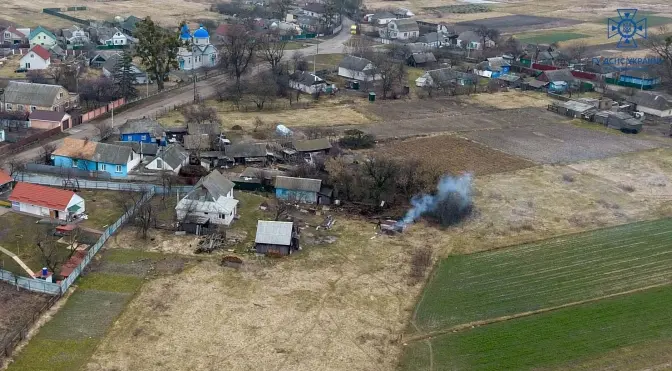 На Київщині почали виявляти паліїв трави за допомогою аеророзвідки