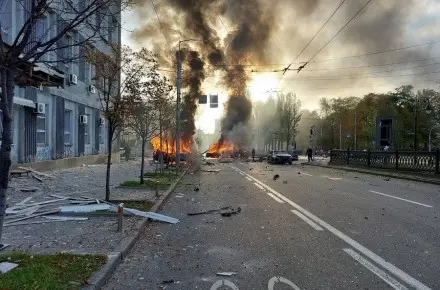 Залужний показав схему ранкових ударів окупантів по Україні