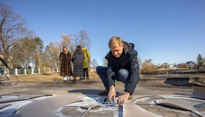 Вулицю біля посольства Росії в Вільнюсі назвали на честь Героїв України