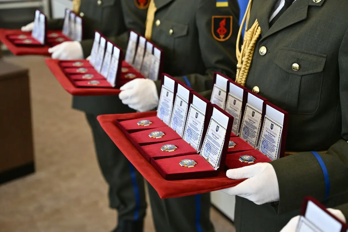 У Львові посмертно нагородили 29 нацгвардійців «Почесним знаком Святого Юрія»