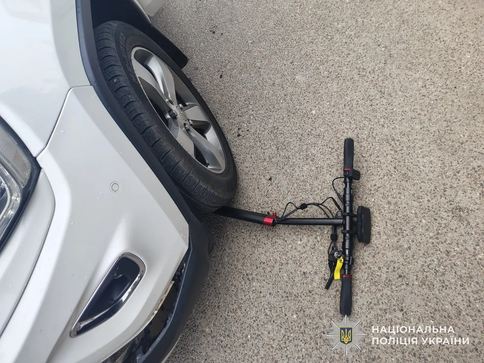 На Львівщині фіксують багато ДТП за участю неповнолітніх на двоколісному транспорті / фото Поліції Львівської області