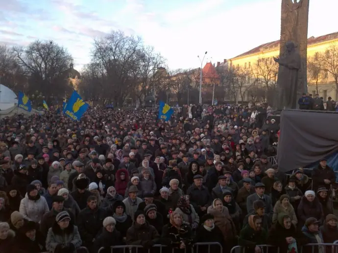 Львів'яни оберуть, яку з трьох вулиць назвати на честь Героїв Майдану