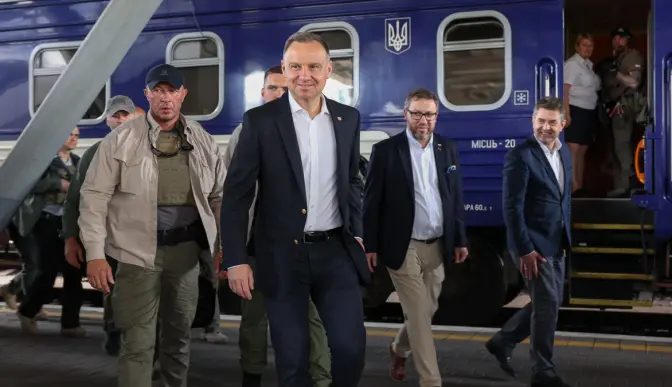 До Києва з неоголошеним візитом прибули президенти Польщі та Литви