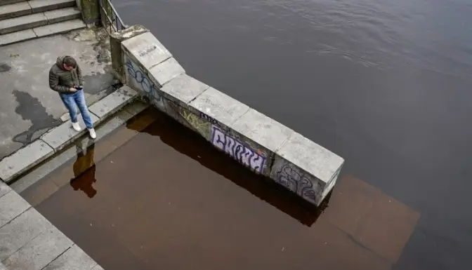 Рівень води в Дніпрі в Києві підвищився на 65 см
