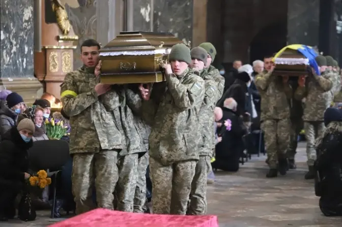 У Львові сьогодні попрощалися з Героями України. Фото