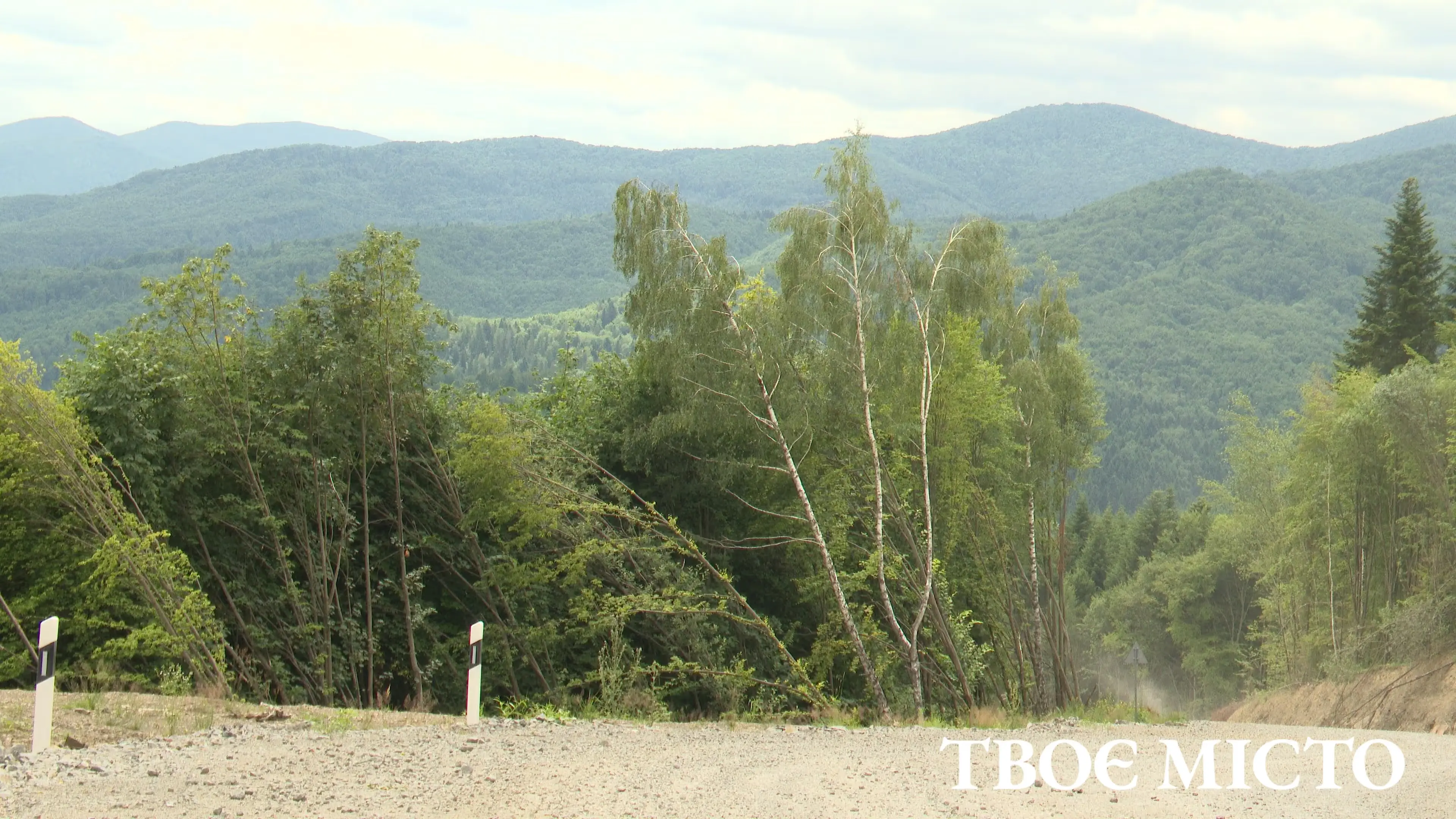 Новостворена дорога з твердим покриттям на полонині Руна / фото: Твоє місто