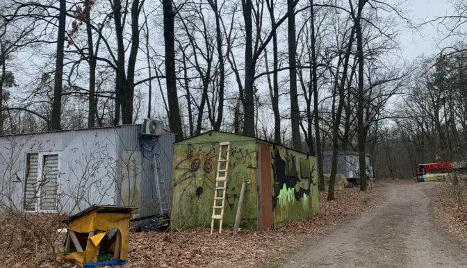 На Трухановому острові виявили нелегальне будівництво