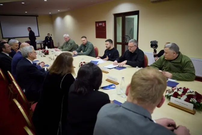 Під час візиту до Львова Зеленський зустрівся із генпрокурорами держав-партнерів
