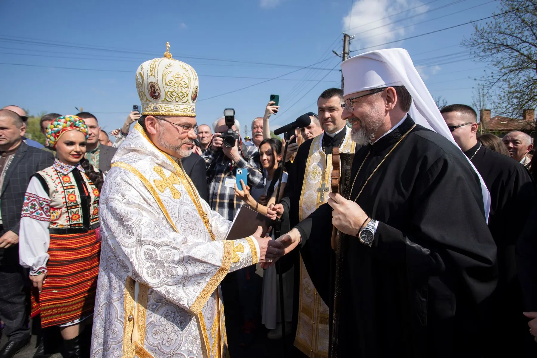 Блаженніший Святослав і нинішній єпарх Самбірсько-Дрогобицької єпархії Ярослав Приріз