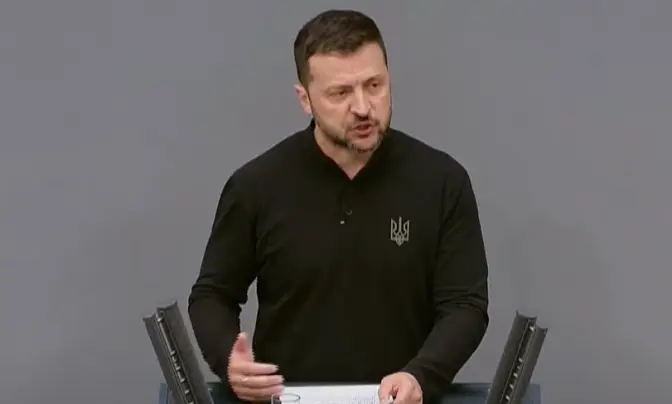 «Ми не залишимо війну у спадок». Зеленський виступив із промовою у Німеччині