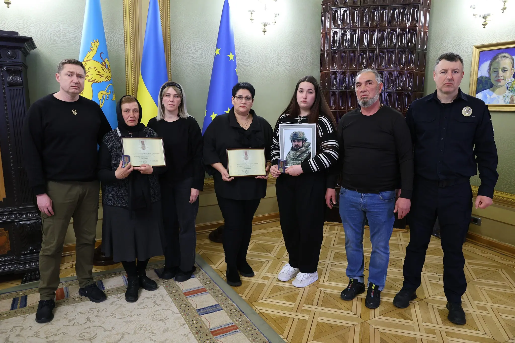 Посмертно нагородили львівських поліцейських: Богдан Верхомій та Михайло Штинда отримали відзнаки Президента України