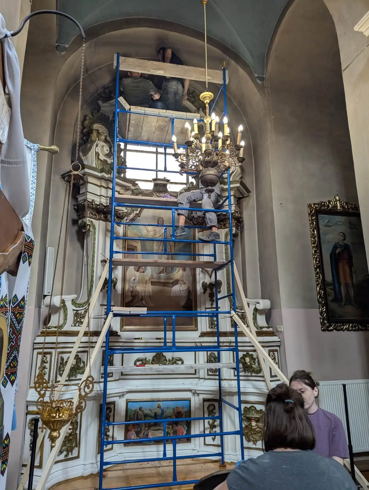 У Львові реставрують унікальні вівтарі / фото: Євген Бойко