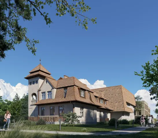 Візуалізація реконструкції вілли в Брюховичах