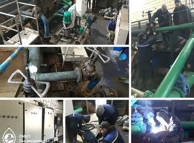 На насосній станції у Львові встановлюють нове автономне обладнання
