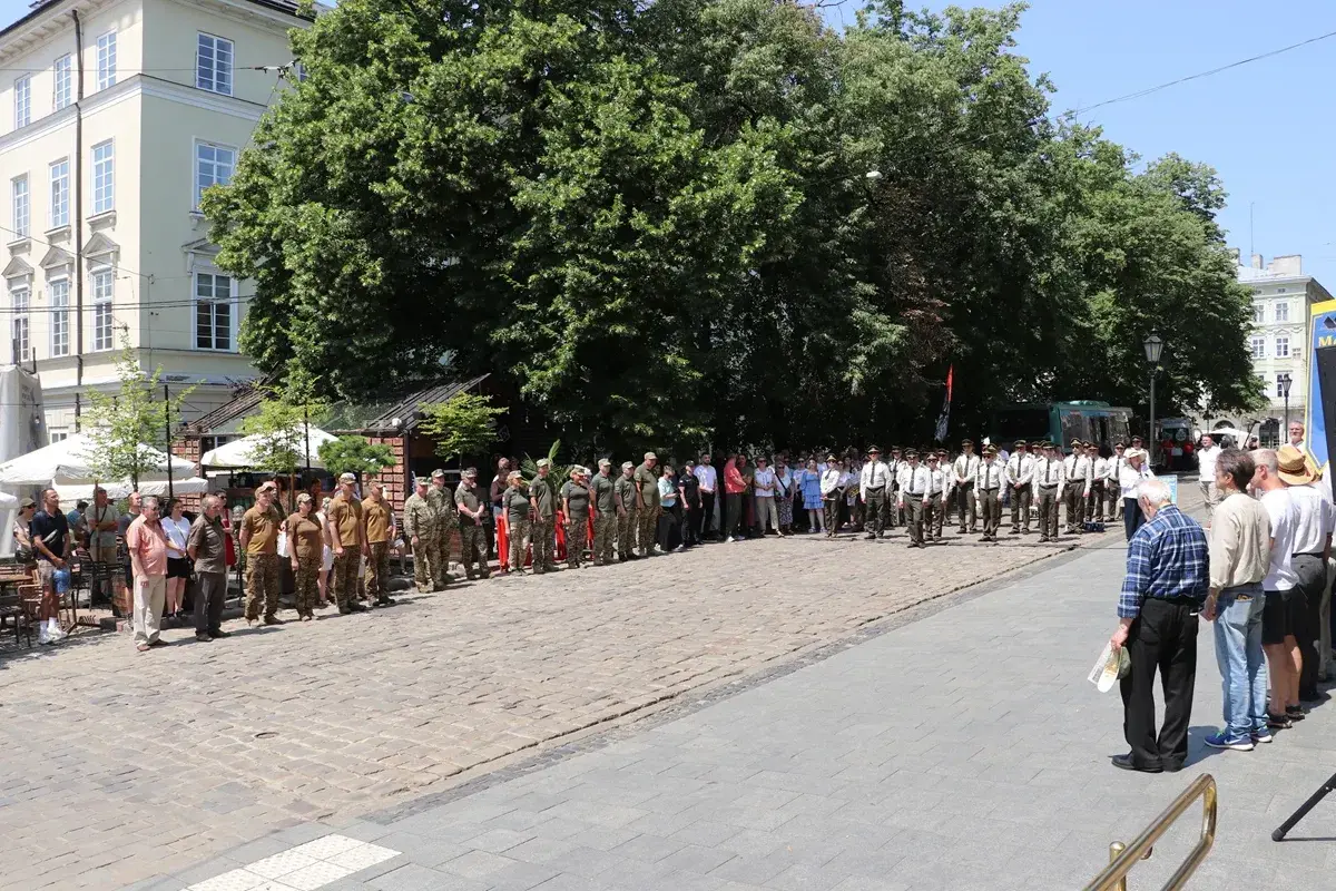 У Львові відзначили 85-ту річницю проголошення Акту відновлення Української Держави / фото: ЛОВА