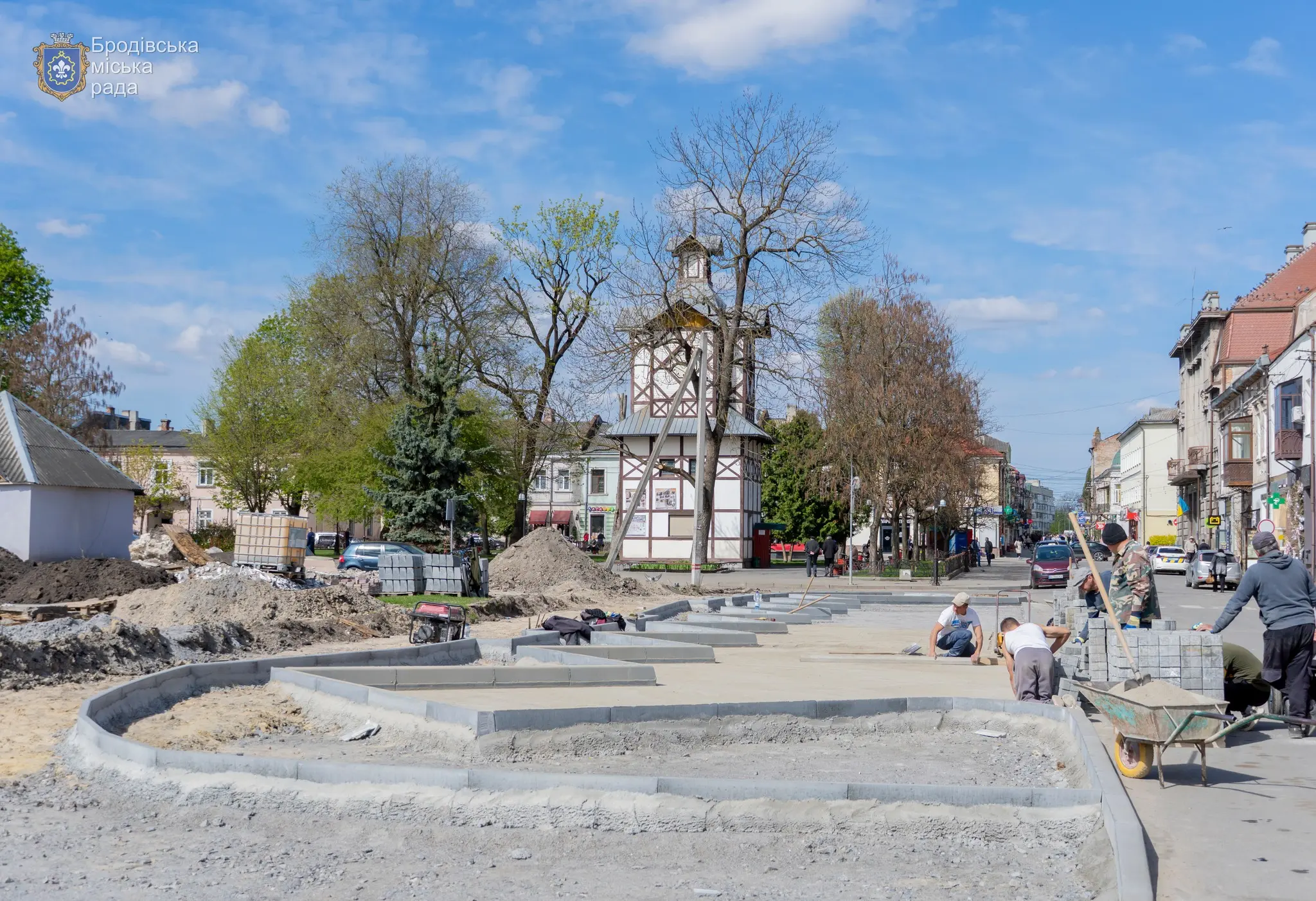 Майдан Свободи в Бродах / Фото зі сторінки Бродівської міської ради