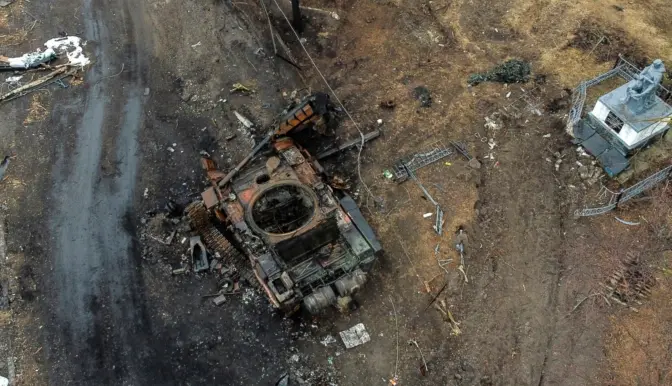 Фото ілюстративне (AFP)|Розбита російська техніка