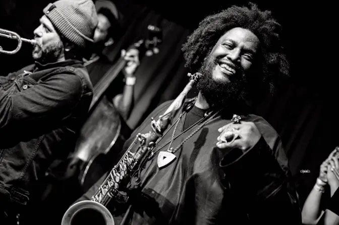 Kamasi Washington at the LV Café (photo by Elpida)