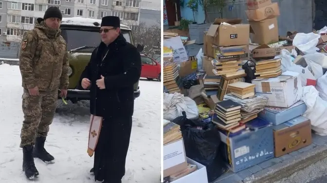 У Кропивницькому на макулатуру здали 15 тонн книжок російською, щоб купити авто для військових