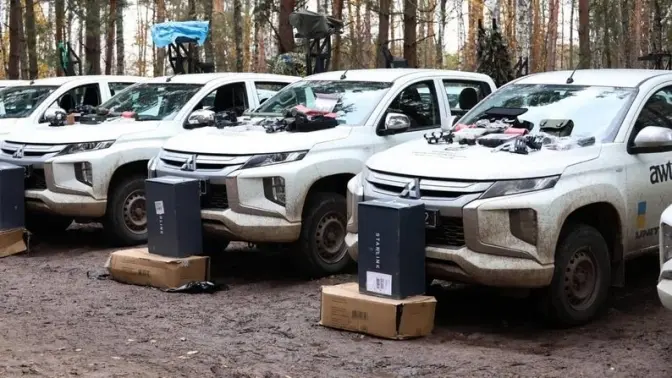 Київщина передала ЗСУ 45 позашляховиків