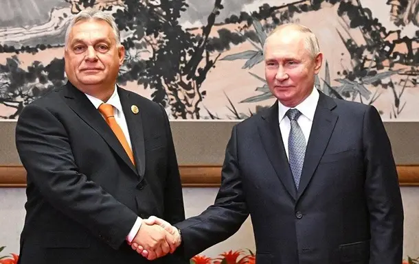 Віктор Орбан і Володимир Путін / Золтан Ковач в Х