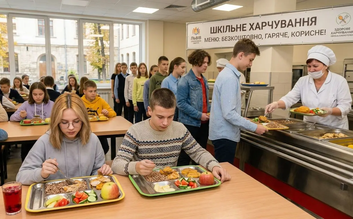 Вартість обіду у школаж становить від 72 до 82 гривень, які повністю компенсують із бюджету / фото ілюстративне.