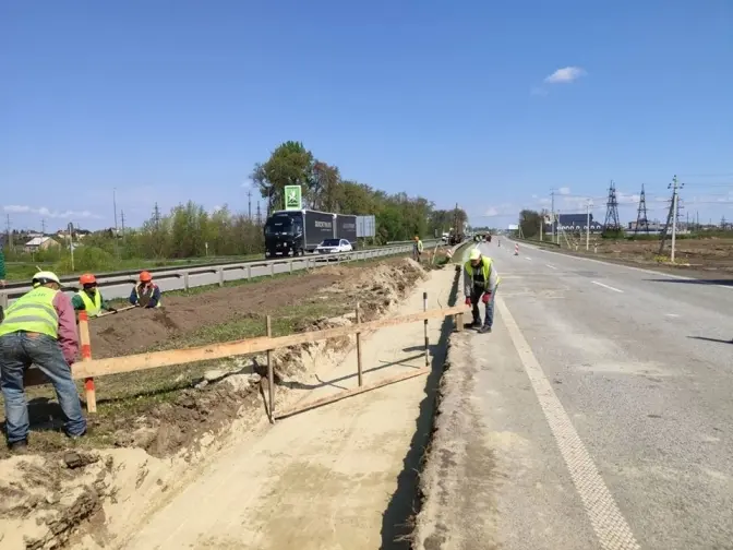 У Солонці облаштовують безпечну швидкісну смугу на місці концентрації ДТП. Схема