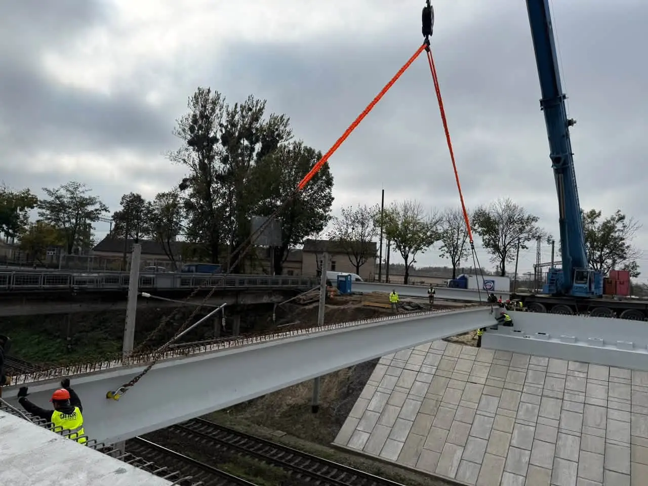 Новий міст у Львові: на якому етапі будівництво в Рясному