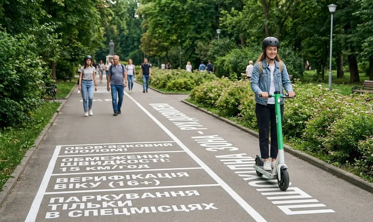 З 1 липня у Львові діятимуть нові правила для електросамокатів / фото ілюстративне створене ШІ