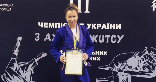 Львівська патрульна здобула срібло на чемпіонаті з джиу-джитсу. Фото