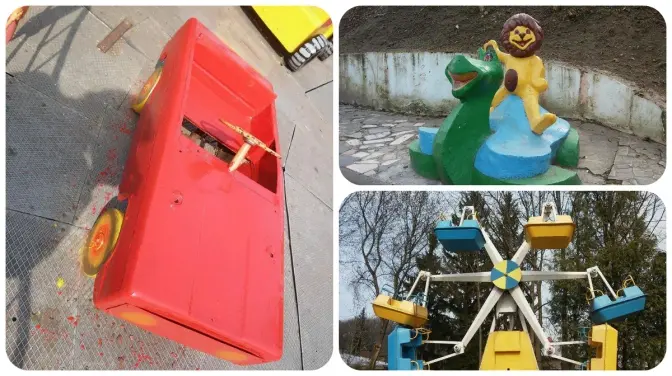 Львів'янам пропонують розмалювати атракціони у Парку культури