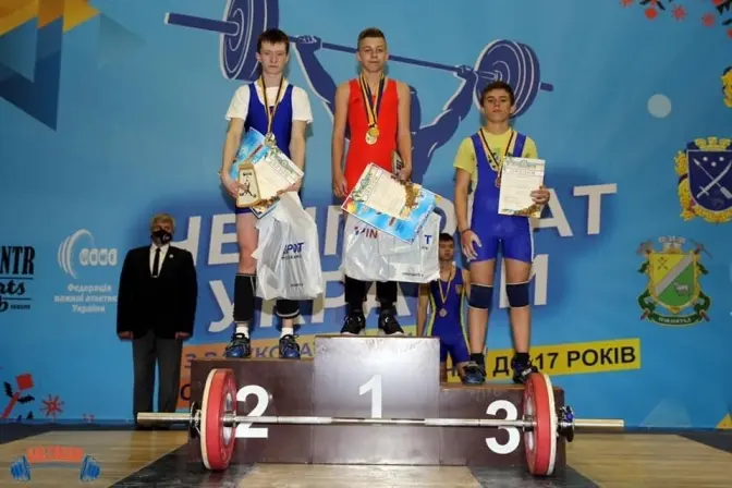 14-річний важкоатлет із Львівщини виборов золото на Чемпіонаті України U-17
