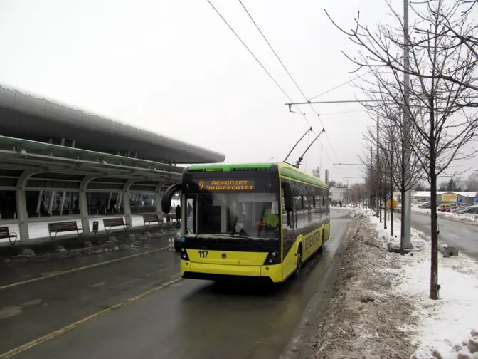 Відсьогодні у Львові тролейбус № 9 курсує за продовженим маршрутом