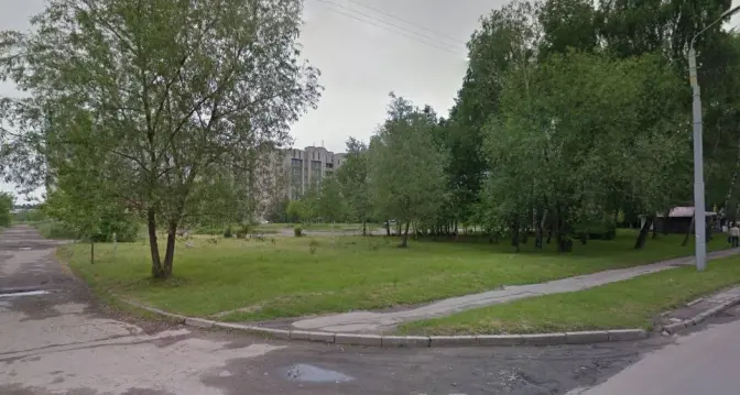 ділянка під можливий будинок. фото з google street view