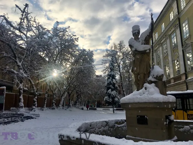 Мороз та сніг. Прогноз погоди у Львові на тиждень