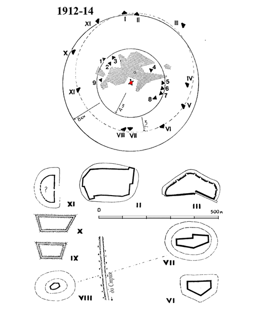 Штурм форту Рясне. Зображення з ілюстрованого німецького періодичного видання часів Першої світової війни / www.ebay.com