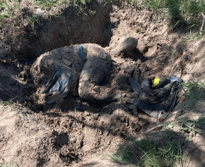 На Київщині знайшли поховання ще трьох людей, вбитих пострілами в голову
