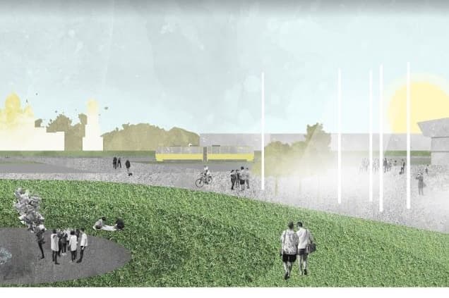 У Львові дали старт будівництву громадського простору біля кіноцентру Довженка. Візуалізація